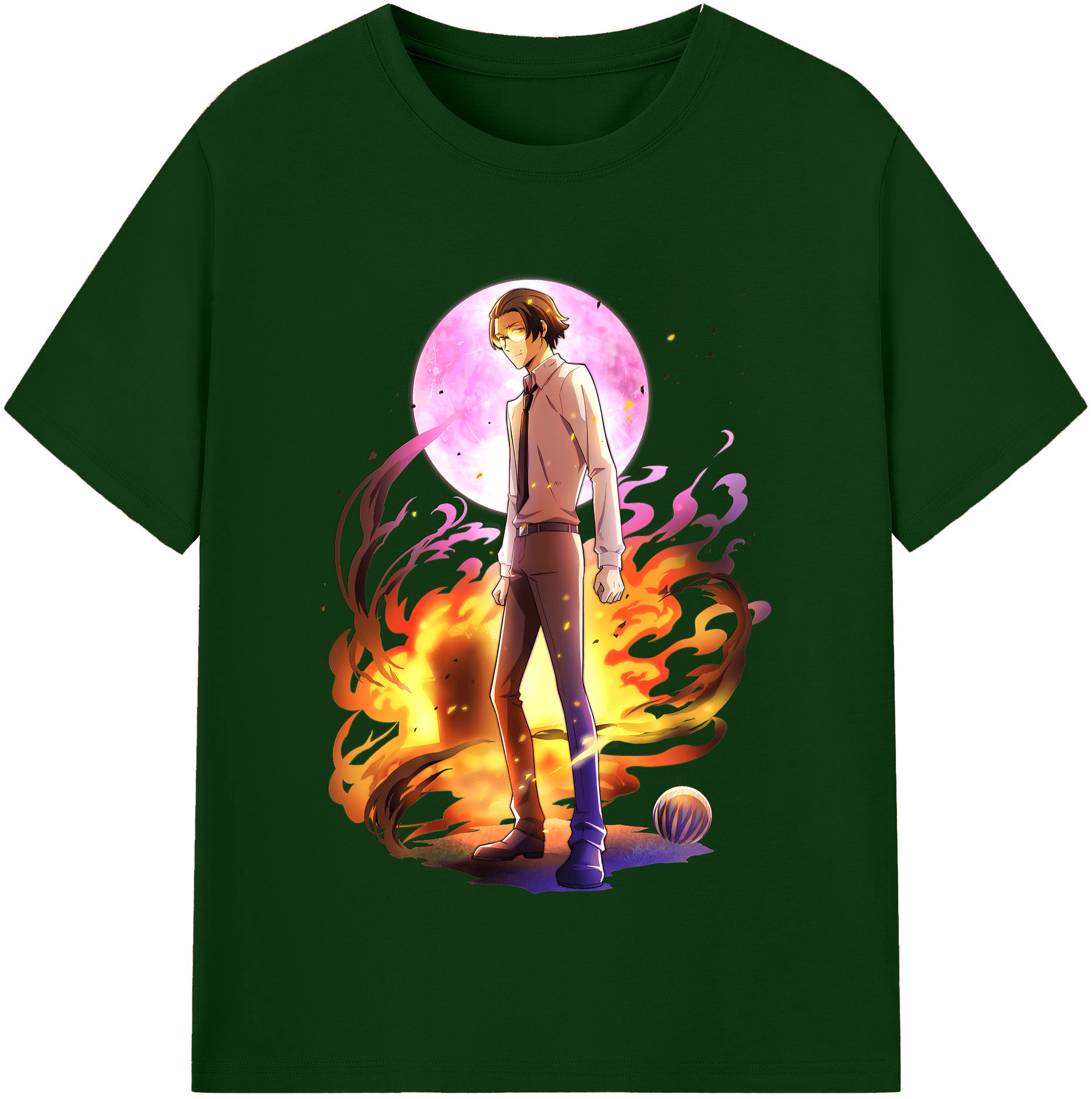 （画像用） 文豪ストレイドッグス Bungo Stray Dogs 綿100％半袖Tシャツ（フロントプリント）